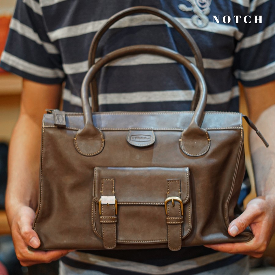 Tas Kulit Sintetis / Tas Wanita - Notch Handbag Premium Quality