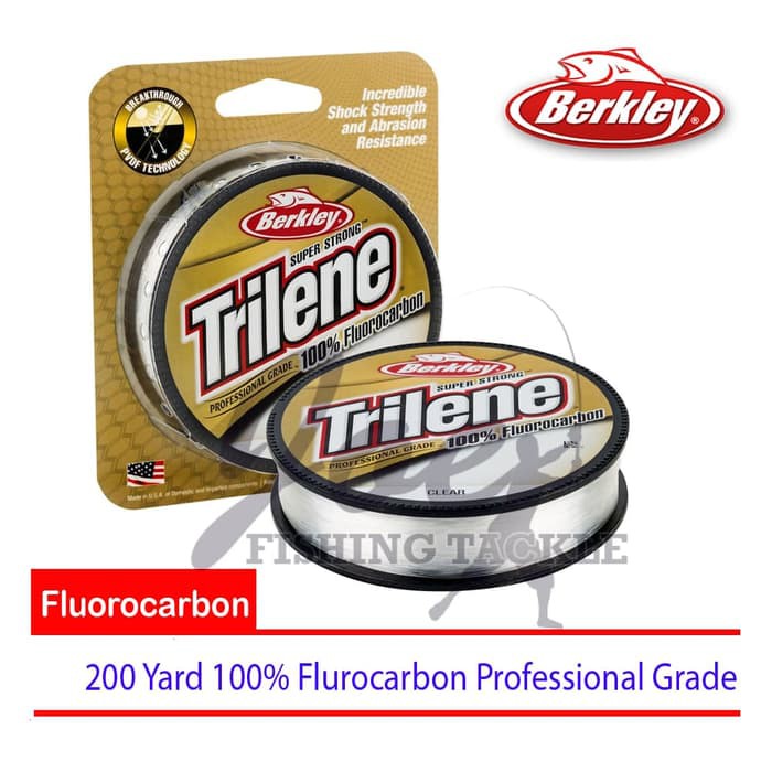 Berkley Trilene 25LB 200Yard Clear - 100% Fluorocarbon Benang Pancing AP-1552