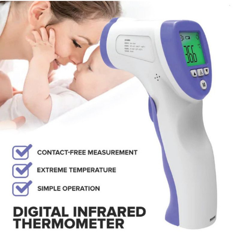 Thermometer ThermoGun Termometer Infrared AKURAT DT-8826