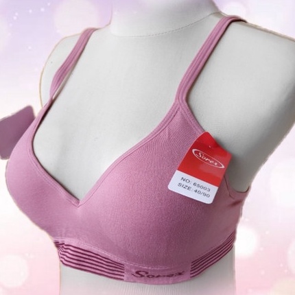 BH SOREX 65003 / BRA SOREX STRIP TANPA KAWAT 34-40