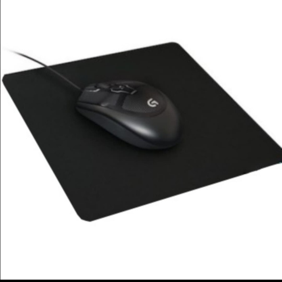 mousepad hitam polos murah ukuran 22x25cm