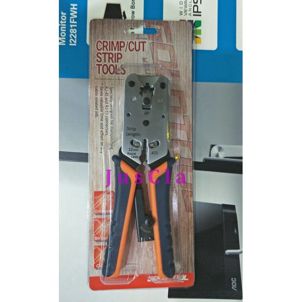 GOLDTOOL TTK-714 Tang Crimping Double Cat 6