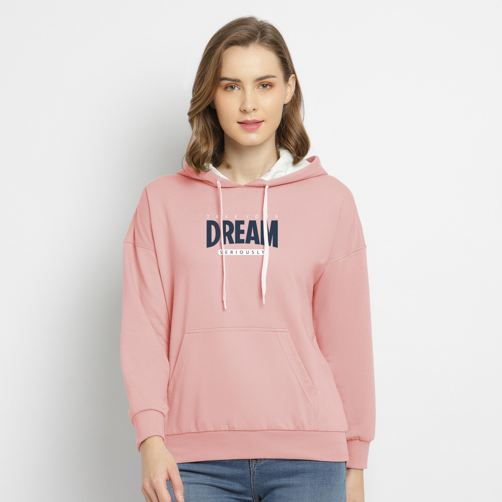 Flamoush Rainey Pink Sweater Wanita