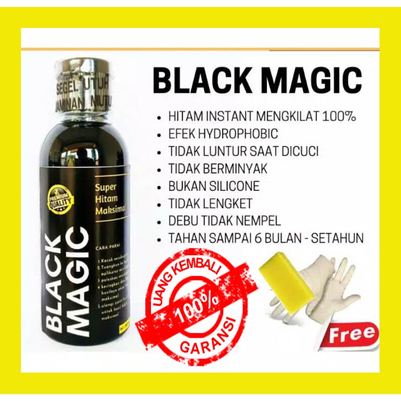 Back to Black Penghitam Body Motor Permanen / Black Magic Premium