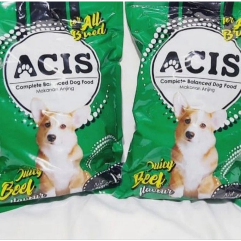 Acis dog food  makanan anjing kering dry food rasa sapi domba beef lamb...