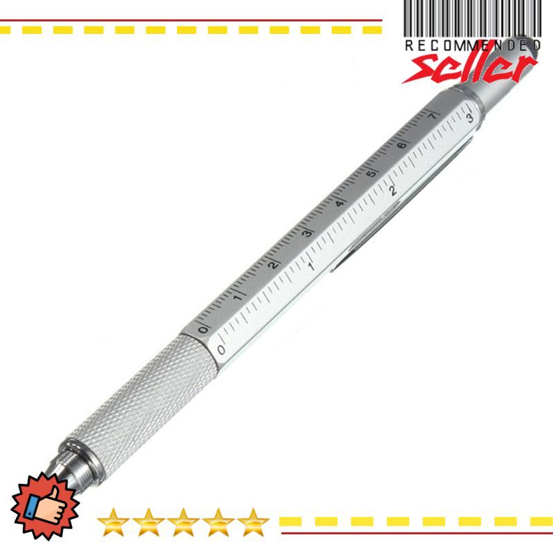 

Baru Pena Multifungsi Plastik Stylus & Penggaris & Level & Obeng - 9625 -
