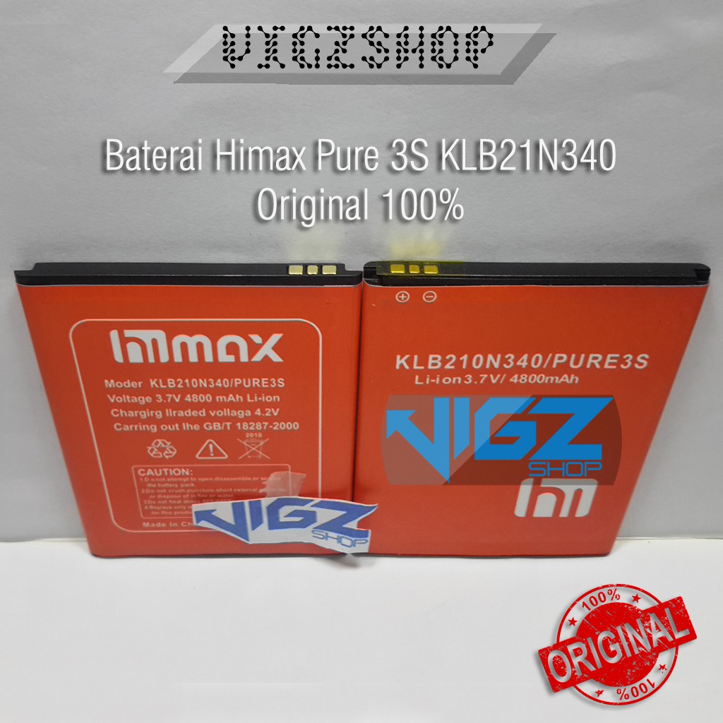 Baterai Himax Pure 3S KLB210N340 OEM (Original Equipment Manufacturer)