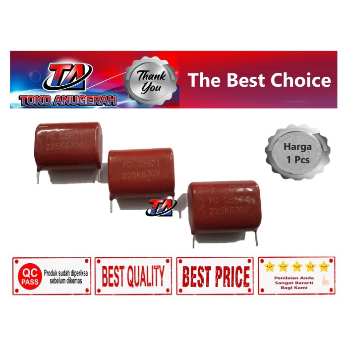 KAPASITOR 225K 630V CBB KAPASITOR 225K630V CBB
