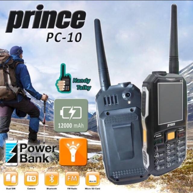 Hp prince pc 10 bisa powerbank dan HT