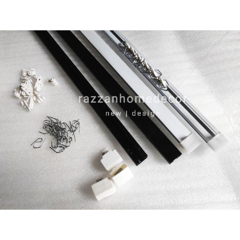 Gorden Rel BALOK STANDAR   rel daleman gorden/ putih hitam silver  TERLARIS