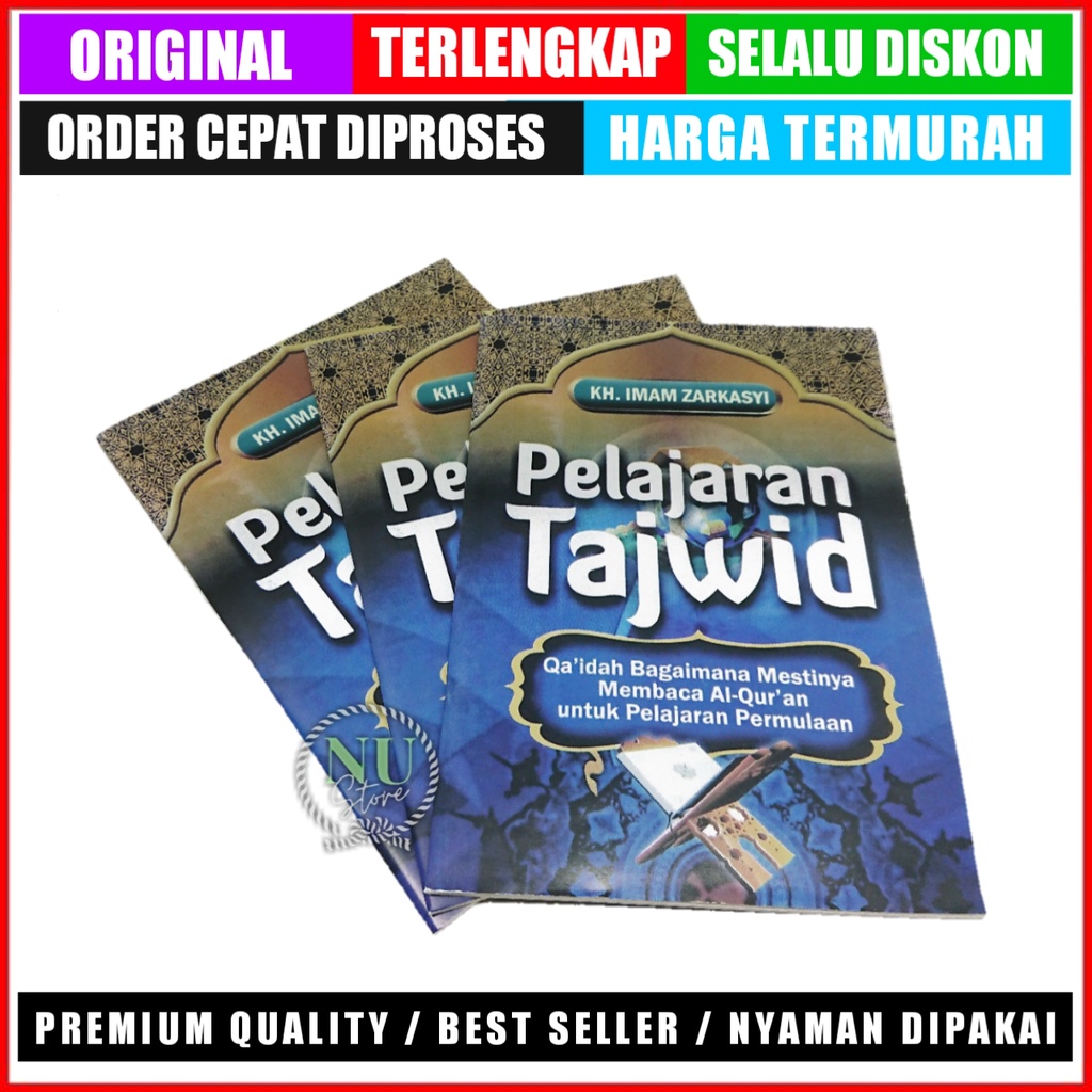 Buku Tajwid Terbaru / Tajwid KH Imam Zarkasyi / Buku Belajar Tajwid Lengkap