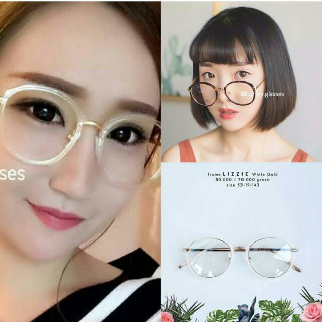 Frame Kacamata LIZZIE /kacamata fashion /kacamata wanita/lensa minus plus silinder Termurah