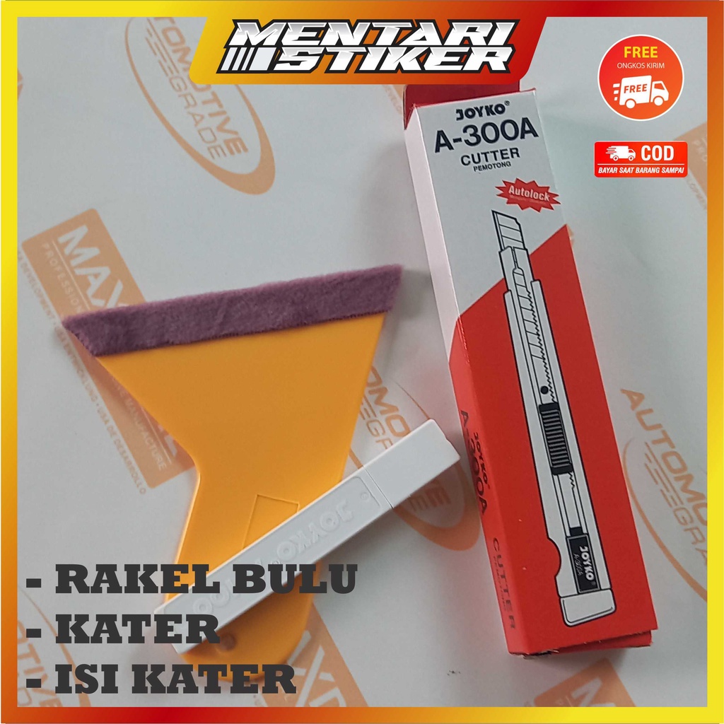 Alat bantu pasang stiker/cutter/kaca film/Schotlet