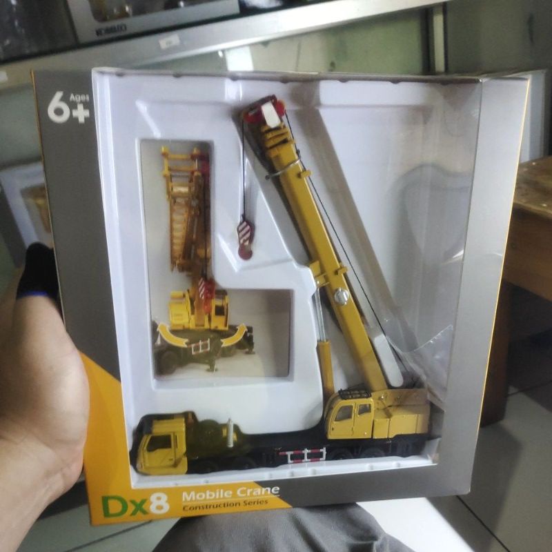 diecast truck mobile crane telescopic bahan besi