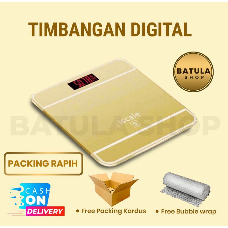 Timbangan badan digital iscale