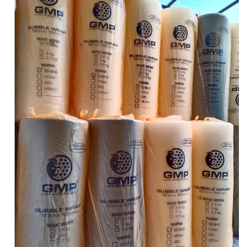 

BUBBLE WRAP MURAH GMP 2.3KG ukuran 50mx125cm[Cargo ONLY NINJA EXPRESS]