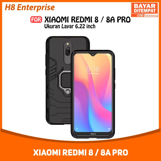 H8 Case Hardcase Robot Kickstand Iron Man Ring For Xiaomi Redmi 8 / 8A / 8A Pro