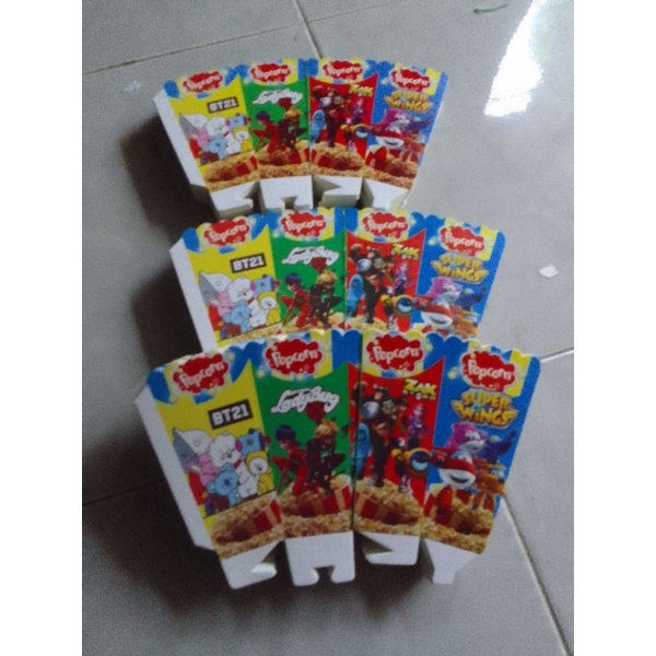 

kertas popcron/ kemasan kertas popcron UK 12x6.