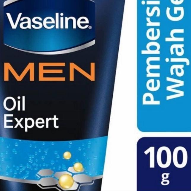 ✰ Vaseline MEN Gel Oil Expert facial wash sabun cuci muka 100 gr ✤