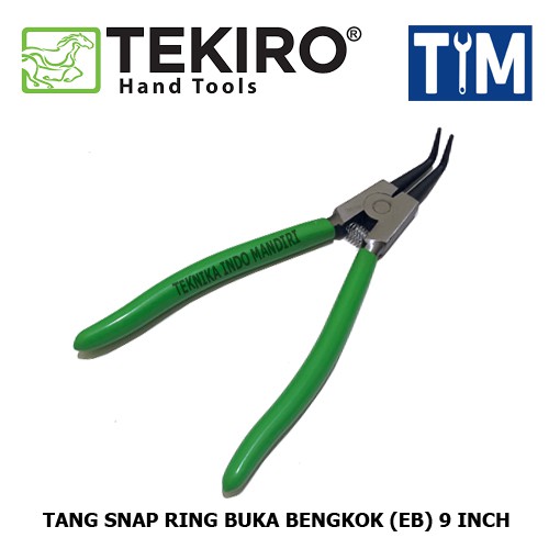 TEKIRO Tang Snap Ring Buka Bengkok (EB) 9 INCH / External Bent 9&quot;