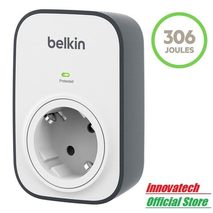 Belkin BSV102VF Surge Protector Colokan listrik anti petir 1 outlet