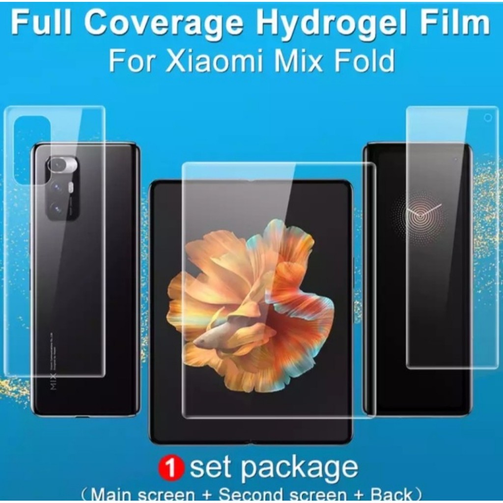 Hydrogel anti gores XIAOMI MI MIX FOLD FULL SET screen guard Membrane