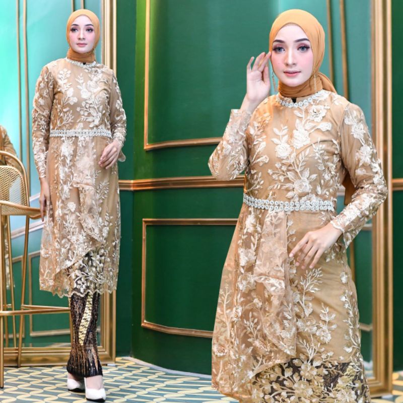 KEBAYA ORIGINAL // Tunik Ayesha2 // By Pelaminan Biru