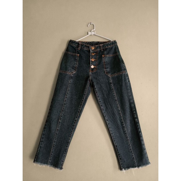 (BISA NEGO) PRELOVED BOYFRIEND JEANS BENEFIT