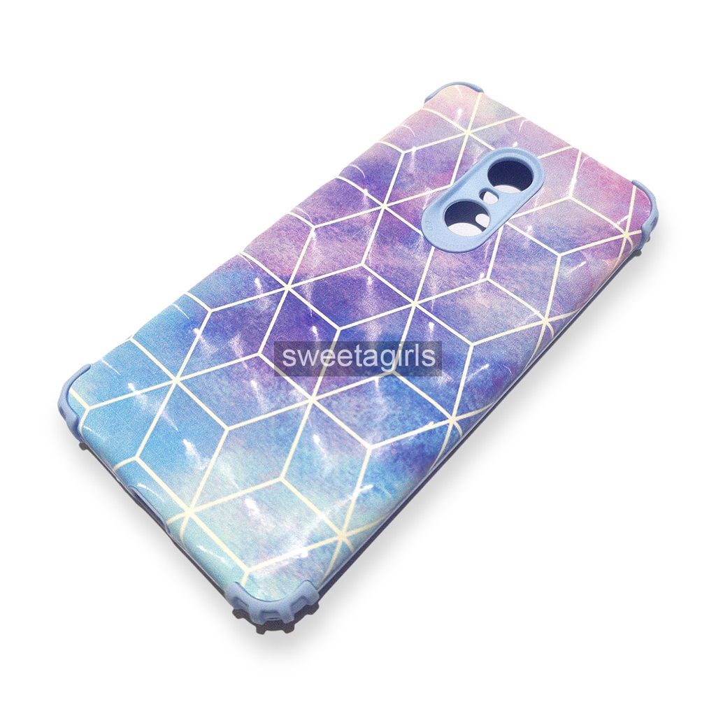 Softcase Silikon Anticrack berkilau untuk Xiaomi Redmi Note 4X - sweetacase.id - Anticrack - Casing Model 3D Abstrak Berkilau - Casing silikon - Kesing - Case