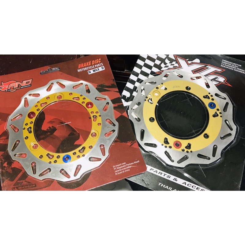 piringan SET DEPAN BELAKANG NMAX NEW-NMAX OLD 155CC CAKRAM SET DEPAN BELAKANG YAMAHA NMAX OLD -NMAX NEW 155CC