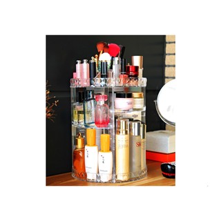 Rak Make Up Kosmetik Putar Organizer Acrylic 360 derajat Rak Make Up Kosmetik Putar Organizer Acrylic 360 derajat
