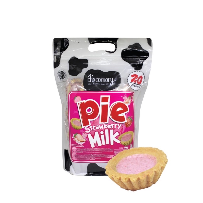 

1 Pc - Strawberry Milk Pie Isi 20