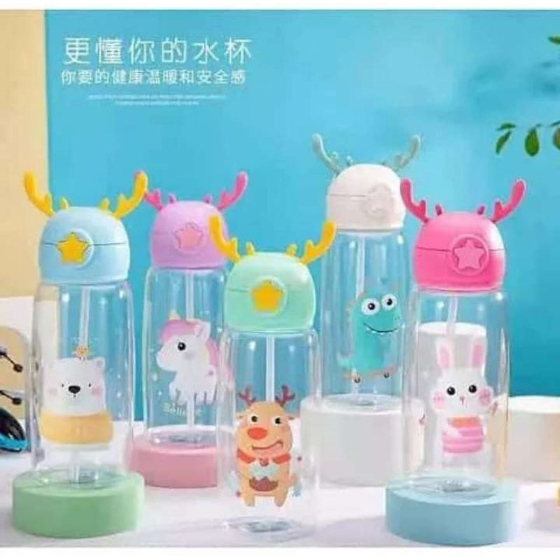 Botol Tanduk Rusa - Botol Minum Anak Tanduk Rusa BPA Free -Botol Minum