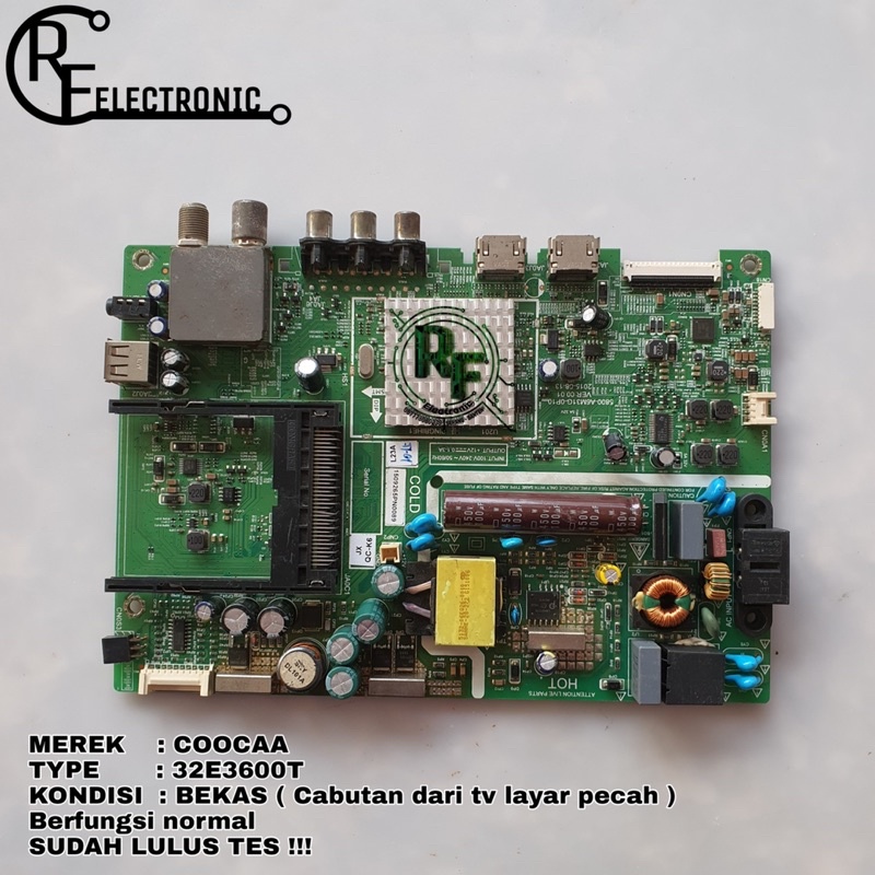 MB MOBO MAINBOARD MESIN TV LED COOCAA 32E3600T 32E3600 T