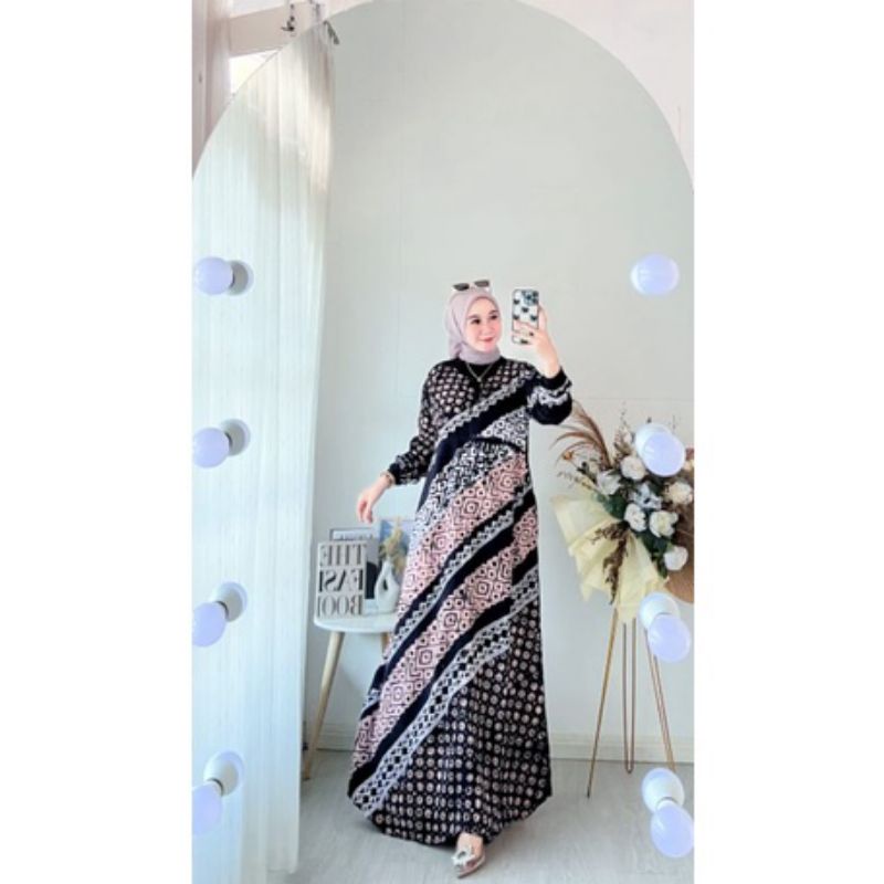 GAMIS TWILL AKSARA JAWA /DRESS TWILL AKSARA JAWA