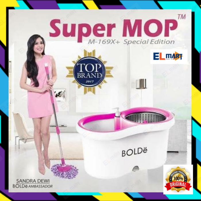 Alat pel lantai Bolde Super Mop M169X+ special edition stainless 169x