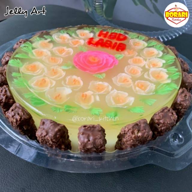 Pudding / Puding Ultah / Kado Ultah Unik / Kue Ultah / Puding Ulang Tahun / Jelly Art /Puding Coklat