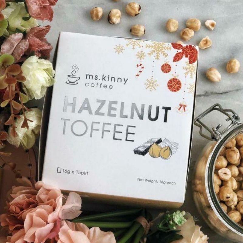 

1sachet Ms Kinny Ms.Kinny MsKinny Slimming Coffee rasa Hazelnut Toffee 16gr