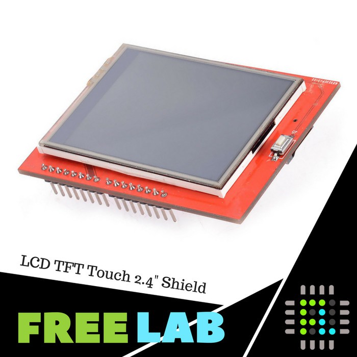 tft lcd touch screen 2.4" shield untuk arduino