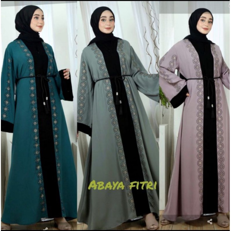 ABAYA GAMIS BUSANA ABAYA FITRI TERBARU KAK YAM COLLECTION ORI