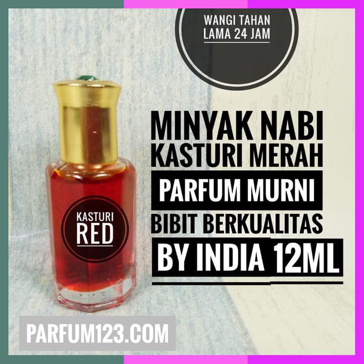 Minyak Kasturi Merah Minyak Parfum Nabi By India 12Ml