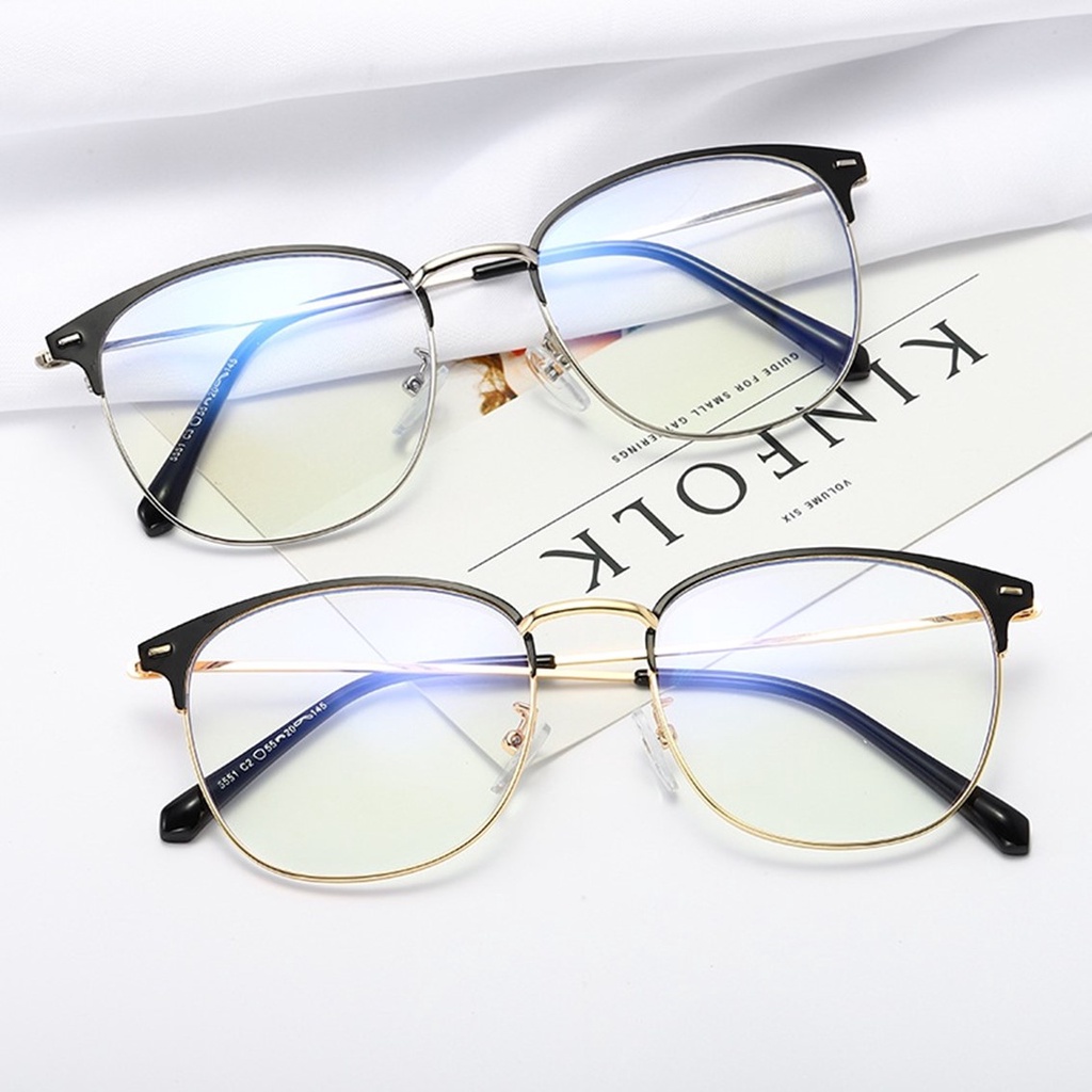 T&amp;Y Kacamata Photocromic Anti Radiasi 6520 Kaca Mata Wanita Pria Anti Silau Sunglasses Korean Style Photochromic Murah Import