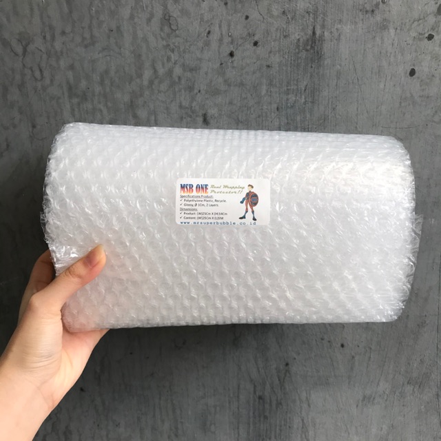 

Bubble wrap bening 25 cm x 5 meter