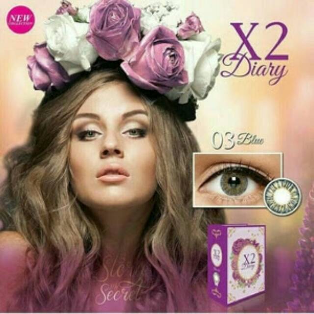 

SOFTLENS KOREA X2 DIARY TAHUNAN BLUE