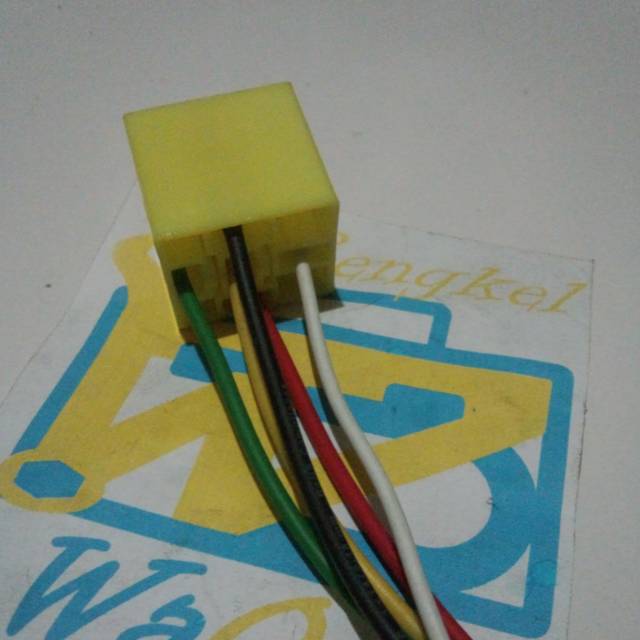 Soket Socket Relay 5 kaki 5 Kabel Riley Universal