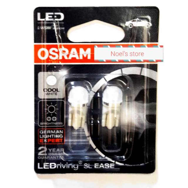 Lampu senja Osram T10 LED W5W putih