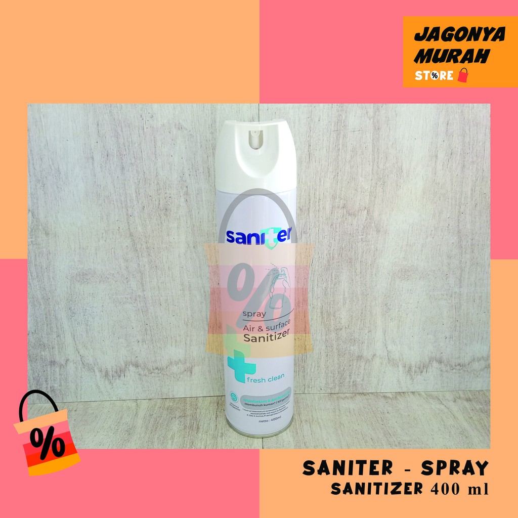 Saniter antiseptic sanitizer spray 400 ml