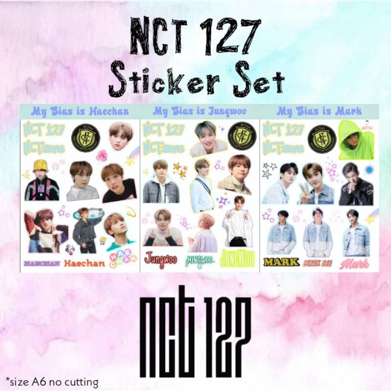 Stiker NCT 127 Sticker Set Minimal 2 pcs (baca deskripsi)