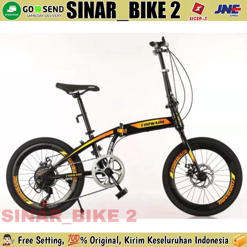 Sepeda Lipat 20 Inch FORWARD IRON STEEL 7 Speed