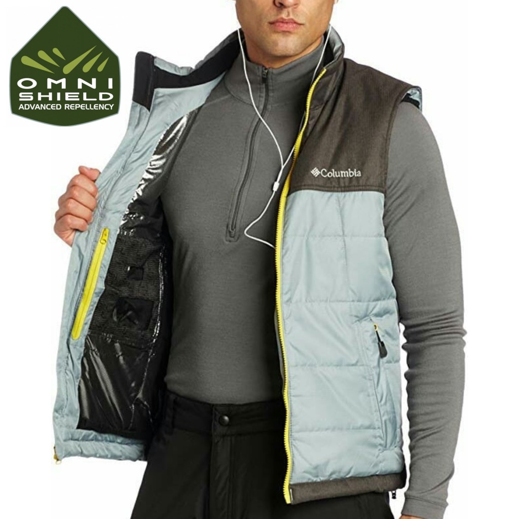 Jual Rompi Columbia Men Electro Amp Core Omni Heat Omni Shield Original Ultralight Outdoor Down Vest Shopee Indonesia